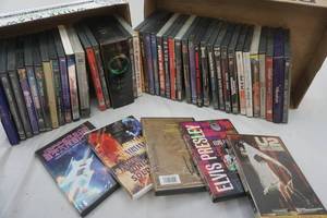 lot 91 image: Variety of DVDs Korn, Elvis Presley, U2, Alien Series, Outlander, Eagles, Nirvana and more