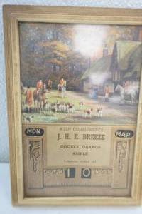 lot 117 image: Vintage calendar with changeable dials