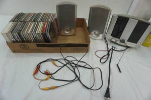 lot 166 image: GPX Home Music System & Variety of CDs Queen, Pink, Green Day, Kiss and more