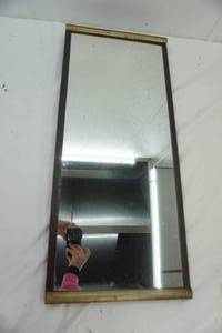 lot 198 image: Framed Rectangular Glass Mirror