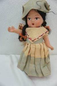 lot 236 image: Vintage Composition Doll 1940s