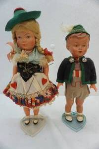 lot 237 image: Vintage German Dolls