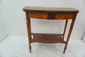 lot 252 image: HallHalf Moon Side Table
