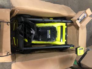 RYOBI 40V HP Brushless 20 in. Cordless Electric Battery Walk Behind Self-Propelled Mower with 6.0 Ah Battery and Charger   Customer Returns See Pictures