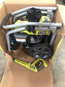 RYOBI 3300 PSI 2.5 GPM Cold Water Gas Pressure Washer with Honda GCV200 Engine   Customer Returns See Pictures