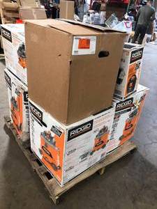 Pallet of Assorted WetDry Shop Vacs Various Models Sizes and Conditions Customer Returns See Pictures
