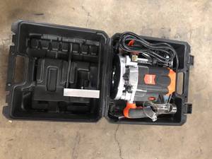 15 Amp 3-14 HP 120-Volt 12000 RPM to 23000 RPM Electronic Plunge Base Router with Carry Case Guide for Woodworking  Customer Returns See Pictures