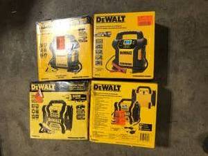 Lot of Assorted Dewalt Portable Power Stations Various Models and Conditions  Customer Returns See Pictures