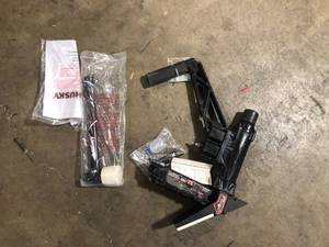 Husky Pneumatic 3-in-1 15.5-Gauge and 16-Gauge 2 in. Flooring Nailer and Stapler with Quick Jam Release  Customer Returns See Pictures