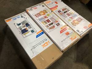 Lot of Assorted Storage Shelving Various Models and Conditions  Customer Returns See Pictures