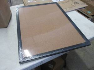 lot 8 image: Cork Bulletin Board, 23 x 17, Tan S...