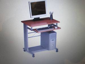 lot 13 image: Mayline Empire Mobile PC Workstati...