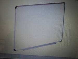 lot 16 image: Dry Erase Board 48x36 inch damaged...