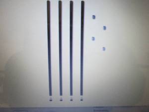 lot 18 image: Alera Stackable Posts For Wire Shel...