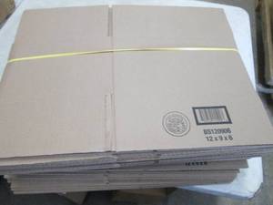 lot 25 image: Shipping Boxes, 12 x 9 x 6 Inches, ...