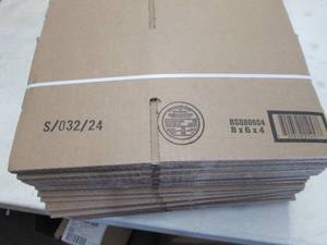 lot 26 image: 8 x 6 x 4 Inches Shipping Boxes, 25...