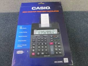 lot 41 image: Casio HR-200RC Printing Calculator ...