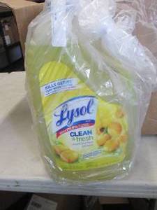 lot 45 image: 3- 144 oz Lysol Clean & Fresh...