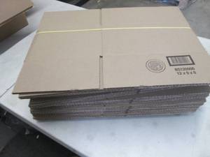 lot 48 image: Shipping Boxes, 12 x 9 x 6 Inches, ...