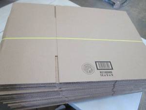 lot 49 image: 18 x 9 x 9 Inches Shipping Boxes, 2...