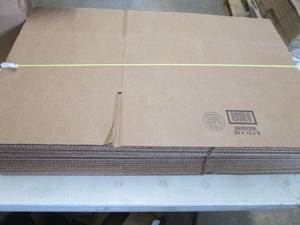 lot 52 image: 20 x 12 x 8 Inches Shipping Boxes, ...