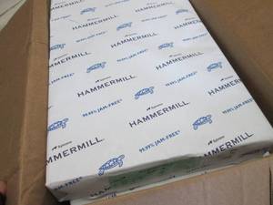 lot 65 image: 3 Reams Hammemill 11x17 inch Green ...