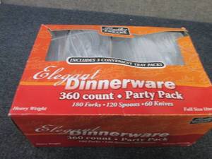 lot 115 image: 360 ct Elegant Dinnerware...