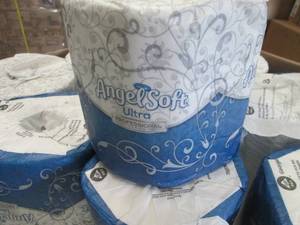 lot 120 image: Open Case Angel Soft 2 Ply Toilet T...