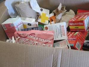 lot 174 image: Box of Assorted Small Overstock Ite...