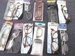 lot 183 image: 12 pr Assorted  Reading Glasses...
