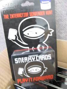 lot 188 image: 8 each Gamewright Sneaky Cards Play...