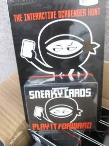 lot 189 image: 8 each Gamewright Sneaky Cards Play...