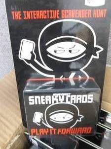 lot 190 image: 8 each Gamewright Sneaky Cards Play...