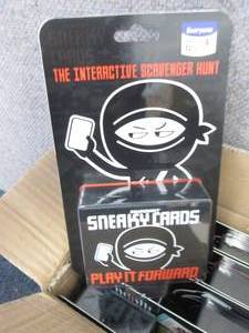 lot 192 image: 8 each Gamewright Sneaky Cards Play...