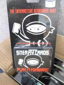 lot 195 image: 8 each Gamewright Sneaky Cards Play...