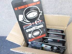 lot 193 image: 8 each Gamewright Sneaky Cards Play...