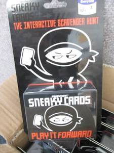 lot 197 image: 8 each Gamewright Sneaky Cards Play...