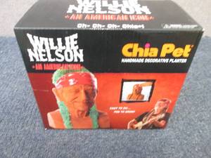lot 202 image: Willie Nelson Chia Pet...