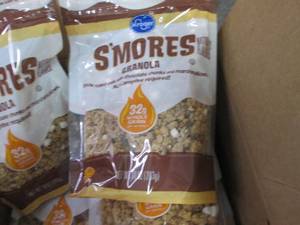 lot 327 image: 6- 10 oz Kroger SMores Granola...