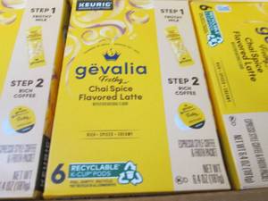 lot 333 image: 6- 6 ct Gevalia Chai Spice Latte Kc...