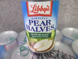 lot 337 image: 12- 15 oz Libbys Pear Halves...