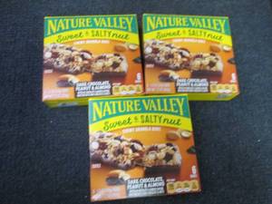 lot 338 image: 3 Boxes Nature Valley Sweet N Salty...