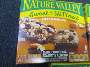 lot 339 image: 3 Boxes Nature Valley Sweet N Salty...