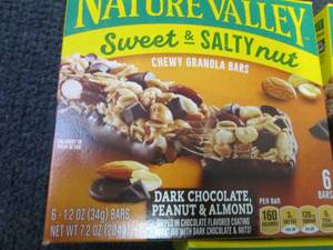 lot 340 image: 3 Boxes Nature Valley Sweet N Salty...