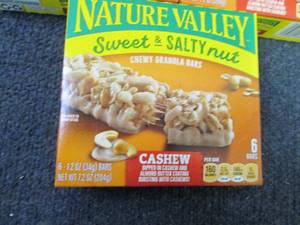lot 348 image: 3 Boxes Nature Valley Sweet N Salty...