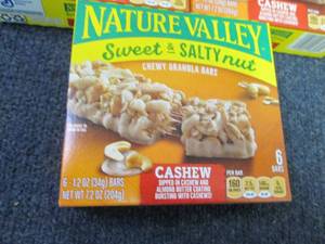 lot 349 image: 3 Boxes Nature Valley Sweet N Salty...