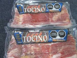 lot 368 image: 2- 1lb FROZEN Kirkland Bacon(Tocino...