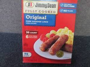 lot 388 image: 28 oz 36 ct FROZEN Jimmy Dean  Orig...