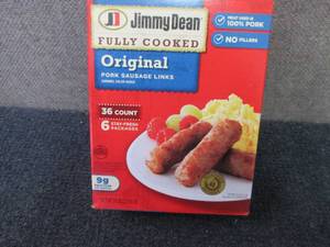 lot 392 image: 28 oz 36 ct FROZEN Jimmy Dean  Orig...