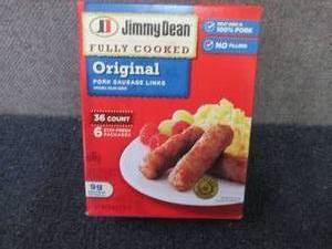 lot 395 image: 28 oz 36 ct FROZEN Jimmy Dean  Orig...